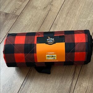 Hyde & EEK! Red and Black Plaid Throw Blanket
